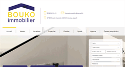 Desktop Screenshot of bouko-immobilier.com